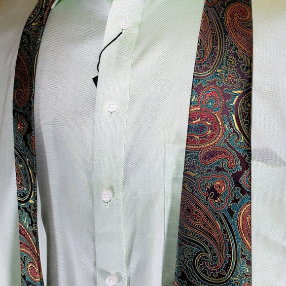 Lipson NuCare, NWT, 18 Neck, Apple Green, 100% Cotton - Picture 6 of 16